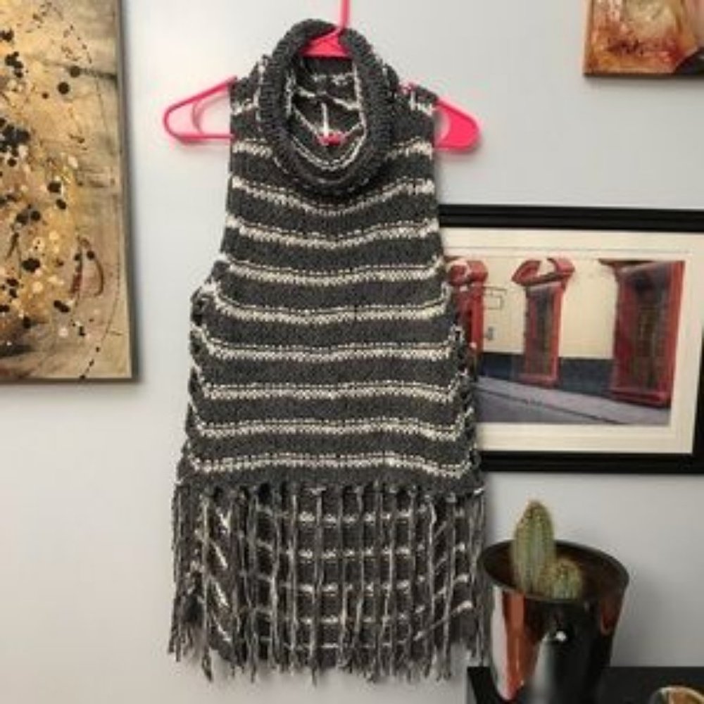 Free People Sleeveless Cowl Neck Sweater